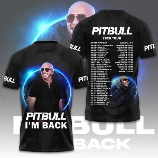 Discover 2026 Pitbull 3D Shirt