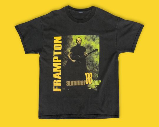 Discover Vintage Peter Frampton Summer 1998 Tour T-Shirt - 90s Band T-Shirt