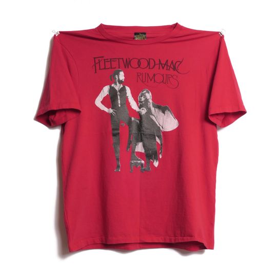 Fleetwood Mac Rumours Single Stitch Band Tee Tusk Tour Rock Band T-Shirt