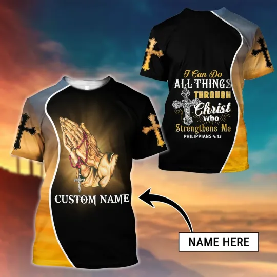 Discover Jesus Saved My Life Christian Gift AOP shirt 3D T-Shirt Full Size S-5XL