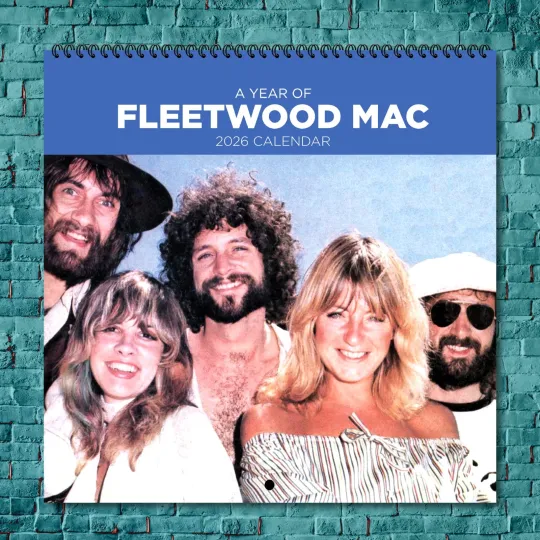 Discover Fleetwood Mac 2026 Wall Calendar, 12-Month Star Collection