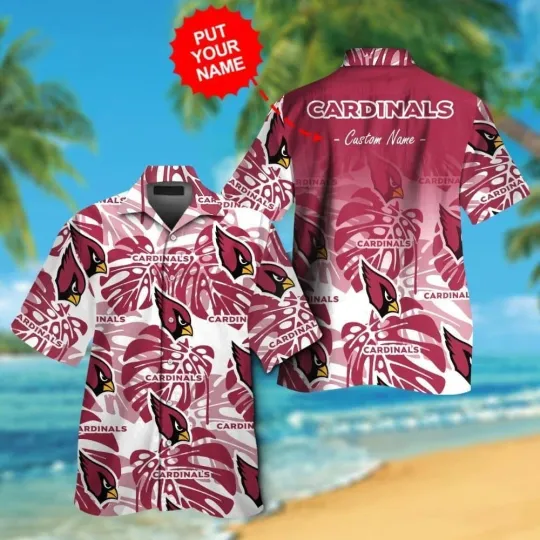Discover Cardinals Football Short Sleeve Hawaiian Tropical Shirt Exclusive Design