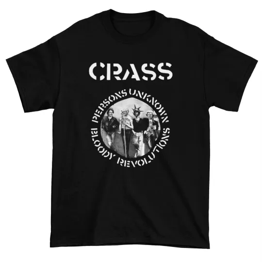Crass Bloody Revolutions Men's T-Shirt - Hardcore Punk Anarchist