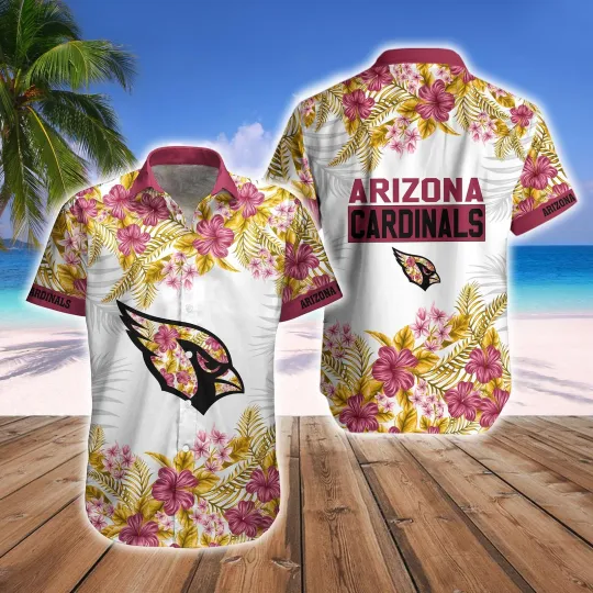 Discover Arizonna Football Tropical Hawaiian Fan Shirt Shorts Combo Set