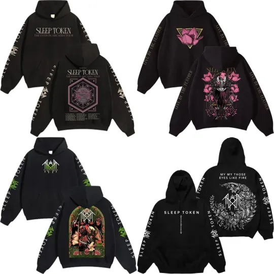 Discover Retro Sleep Token New Season Hoodie
