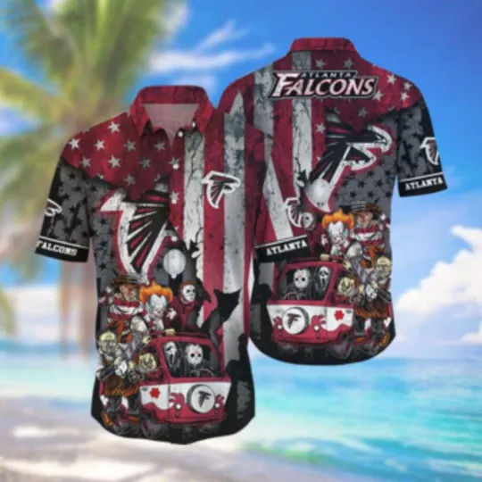 Discover Atlanta Football Team Inspired Hawaiian Shirt Unique