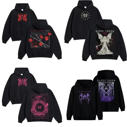 Retro Sleep Token New Season All Design 2 Sided Hoodie