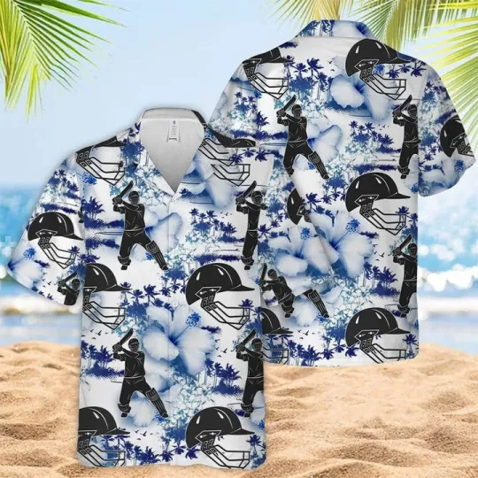 Discover Cricket Tropical Hawaiian Shirt Beach Shirt Gift for Men and Women Summer Trip