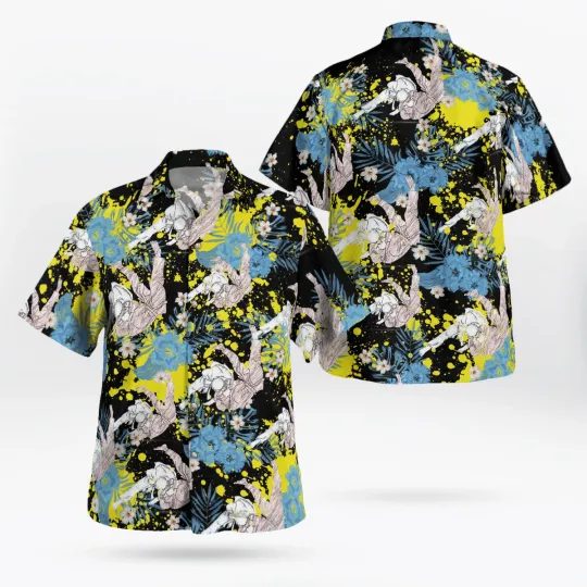 Discover Judo Flower Hawaiian Shirt Beach Shirt Gift for Men and Women Summer Trip