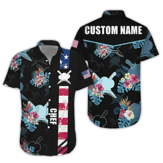 Discover Personalized Chef Hawaiian Shirt Beach Shirt Gift for Men and Women Summer Trip