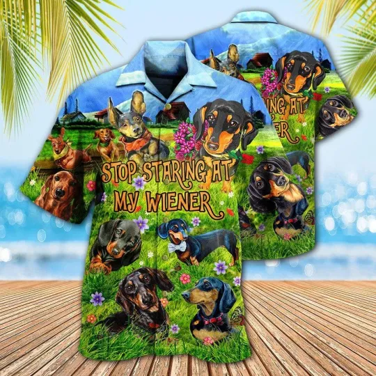 Discover Dachshund Hawaiian Shirt Dog Aloha Hawaiian Shirt For Summer