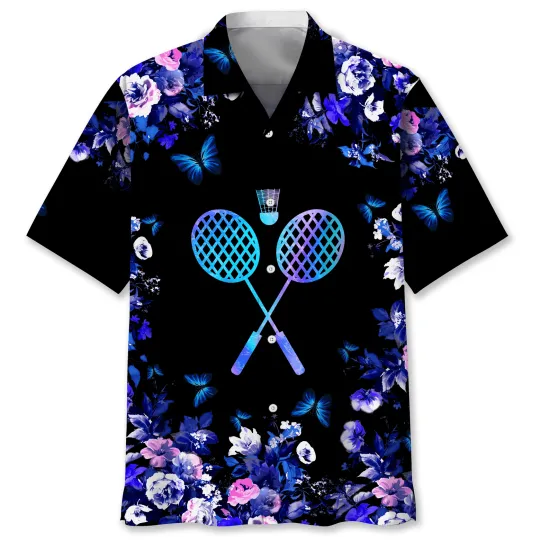 Discover Badminton Racquet Hawaiian Shirt Beach Shirt Gift for Men and Women Summer Trip