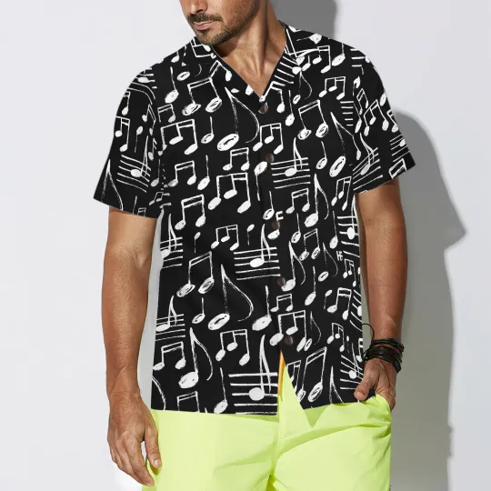 Discover Music Note Shirt For Men Hawaiian Shirt