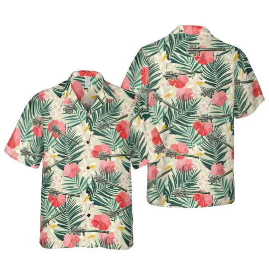 Discover FIM 92 Stinger With Tropical Flowers Hawaiian Shirt