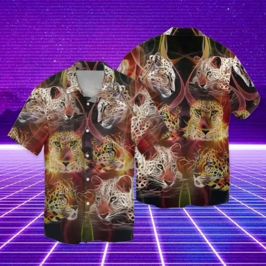 Discover Leopard Hawaiian Shirt