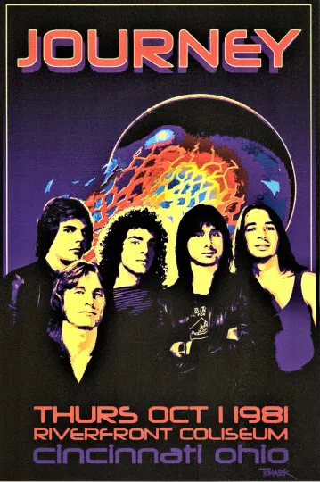 Discover Journey Concert Poster Vertical Premium Matte