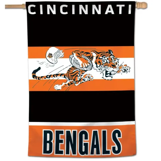 Discover CINCINNATI BENGALS HOUSE FLAG FROM