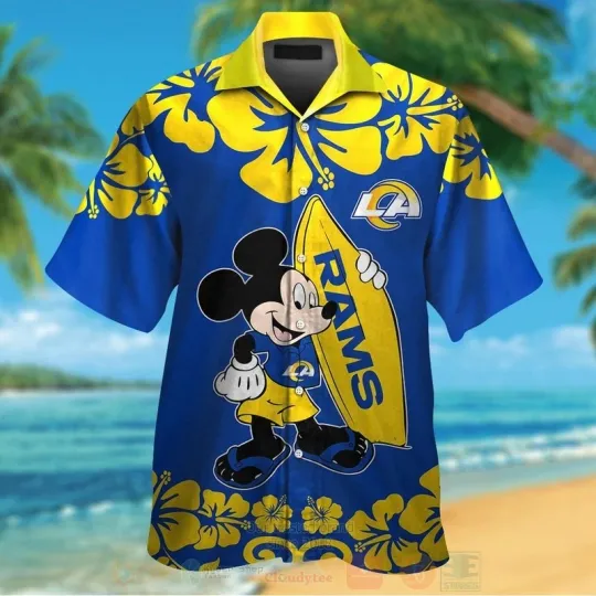 Discover football  Los Angeles And Mickey Mouse Hawaiian Shirt For Fans