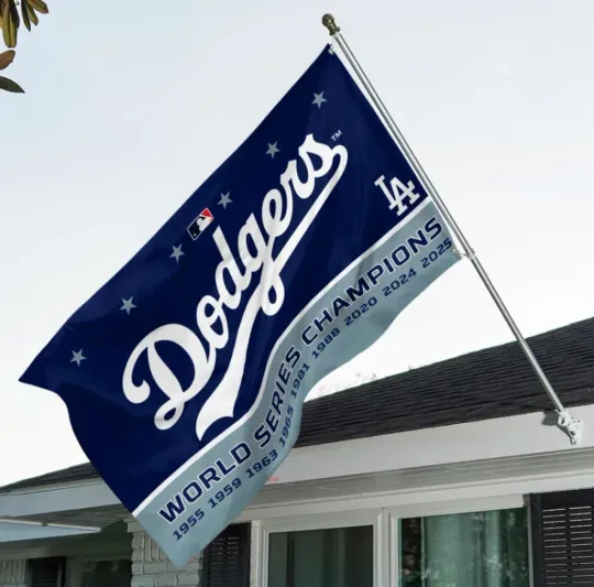 Dodgers World Series 2025 3D Double-Side House Flag