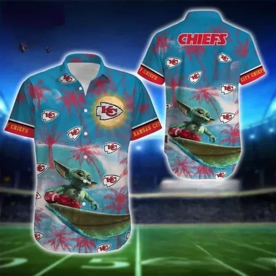 Discover Star Wars football Kansas City Hawaiian Shirt