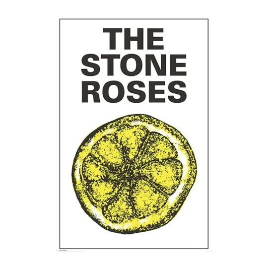 Discover Stone Roses Poster - Brand New Official First Album Lemon Maxi Poster 91.5x61cm