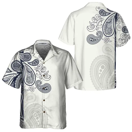 Paisley Abstract Pattern Hawaiian Shirt Paisley Shirt For Men And Wome