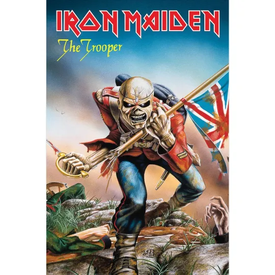 Discover Iron Maiden The Trooper Poster Premium Matte Vertical Poster