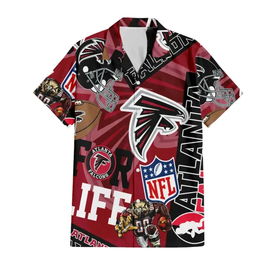 Discover football Atlanta For Life Hawaiian Shirt