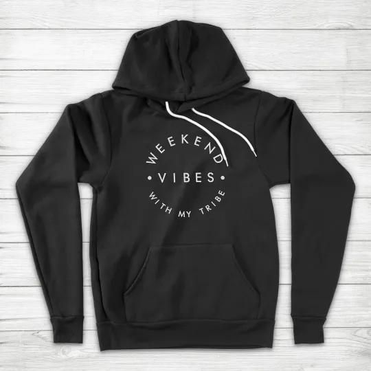 Discover Weekend Vibes With My Tribe Girl's Trip Family Vacation Friends Hoodie Sweater