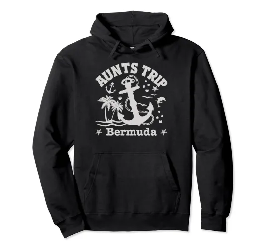 Discover Aunt’s Bermuda Cruise Hoodie Mother’s Day Pullover Gift for Family Vacation