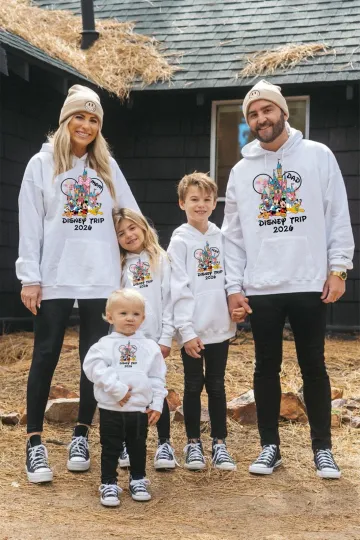 Discover Personalised Disney Trip 2026 Family Hoodie, Group Family Holiday Vacation Top