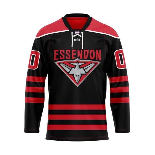 Discover Personalized Essendon Football Club Hockey Jersey Men's Fan Gear