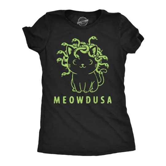 Discover Womens Funny T Shirts Meowdusa Sarcastic Kitten Graphic Novelty Tee For Ladies
