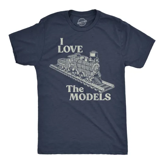 Discover Mens Funny T Shirts I Love The Models Sarcastic Graphic Tee for Men