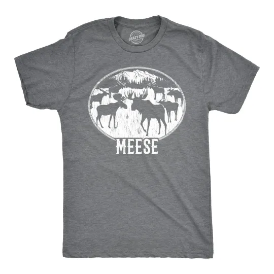 Discover Mens Meese T Shirt Funny Moose Hilarious Sarcastic T Shirt
