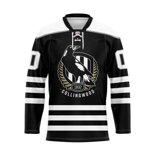 Discover Personalize Collingwood Football Club Hockey Shirt Men's Fan Gear Christmas Gift