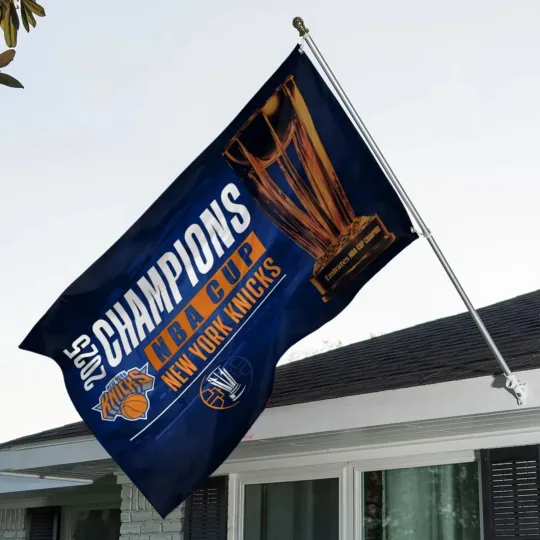 Discover New York Knick 2025 Champions Flag