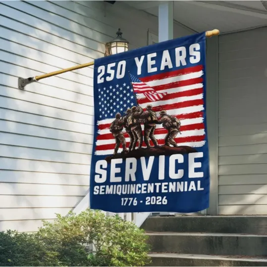 Discover American Flag USA 250th Anniversary Semiquincentennial Garden Flag, House Flag