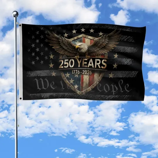 Discover We The People 250th Anniversary Flag, America 250 House Flag