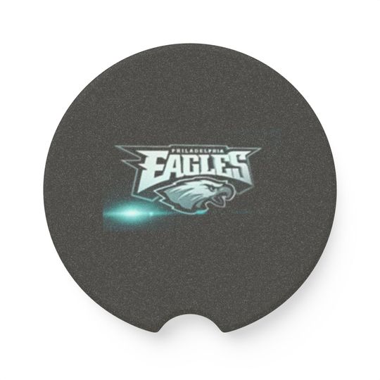 Philadelphia Eagles Soapstone Car Coaster - Football Team Drink Holder