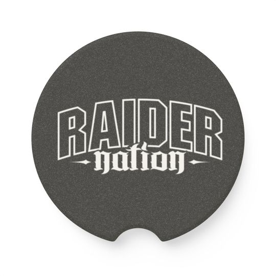 Discover Raider Nation Soapstone Car Coaster