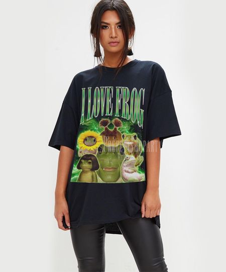 Discover I LOVE FROG Shirt, Funny Frog Tees, Man i love frog, Funny meme Shirt