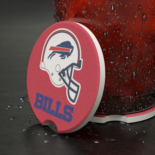 Discover Buffalo Bills Soapstone Car Coaster - Football Fan Gift
