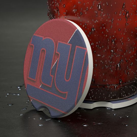 Discover New York Giants Soapstone Car Coaster - Football Fan Gift