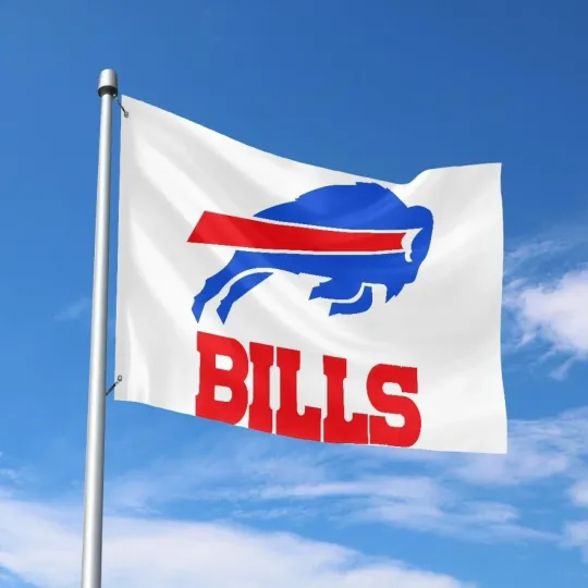 Discover Buffalo Fans Football Team Flag Banner White