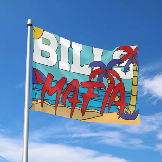 Discover Buffalo Fans Football Team Mafia Flag Banner