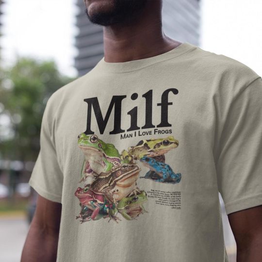 Discover Man I Love Frogs T-Shirt, Meme Frog Shirt, Vintage Style Unisex T-Shirt, Offensive Unisex Tee, Inappropriate Funny Gag Gift, Gen Z Meme Tees