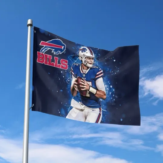 Discover Buffalo Fans Football Star Team Allen Flag Banner