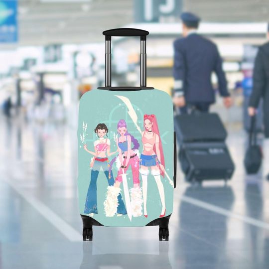 Discover K-Pop Anime Fanart Luggage Cover, Travel Suitcase Protector
