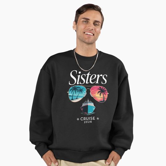 Sisters Cruise 2026 Premium Oversized Sweatshirt